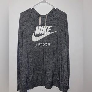 3X Nike long sleeve tshirt with hood